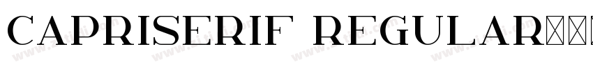 CapriSerif Regular字体转换